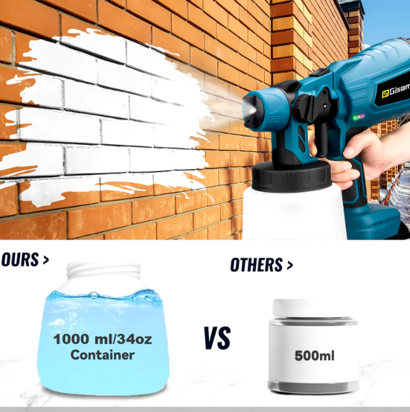 Portable Paint Sprayer / Gisam Electric Spray Gun 800ML