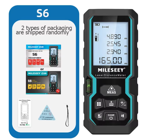 MILESEEY S6 Laser Tape Measure