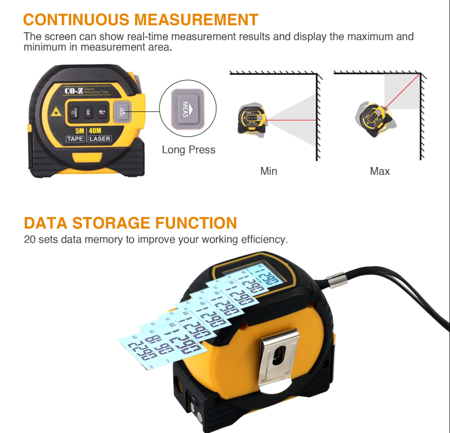 3-in-1 Laser Ruler